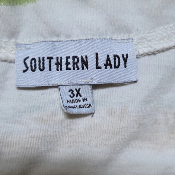 Southern Lady 3XL  Print Women's Tunic Top Soft Popover Round Neck - Picture 3 of 4